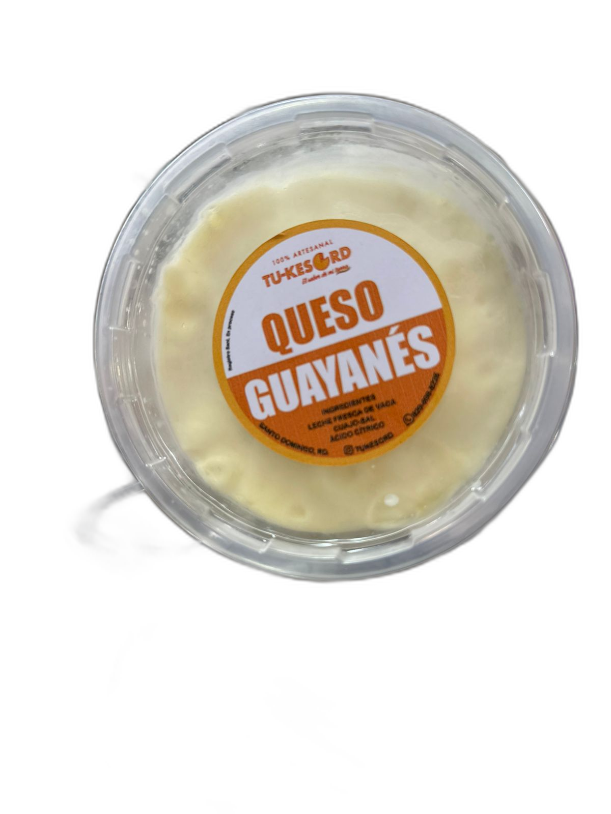 Queso Guayanés artesanal TU-KESORD — textura suave y sabor delicado, leche fresca de vaca