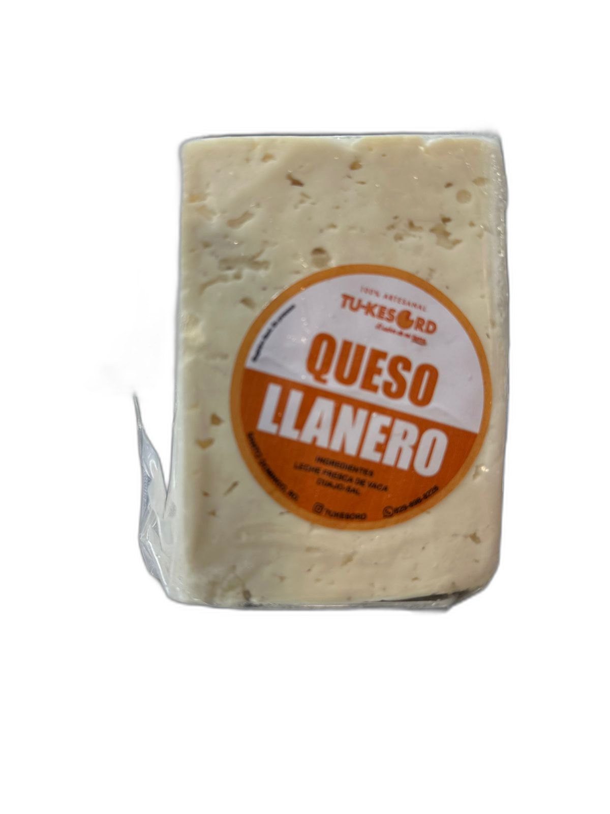 Queso Llanero artesanal TU-KESORD — firme, salado, perfecto para rallar o freír